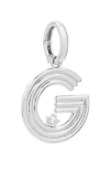 Adina Reyter Groovy Letter Charm Pendant In Silver - G