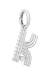 Adina Reyter Groovy Letter Charm Pendant In Metallic