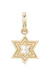 Adina Reyter 14k Yellow Gold Diamond Star Of David Pendant In Yellow