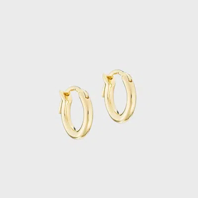 Adina Reyter Huggie Hoops In 14k Yellow Gold