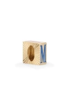 Adina Reyter Initial Bead Charm In Gold