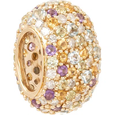 Adina Reyter Iridescent Big Bead In Gold