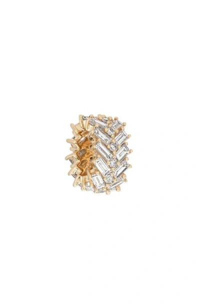 Adina Reyter Lab Grown Diamond Chevron Pendant In Gold