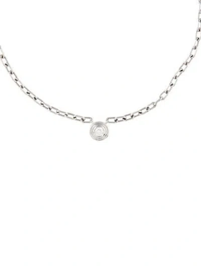 Pre-owned Adina Reyter Lab-grown Diamond One Of A Kind Groovy Pendant Necklace, 16.75" In Multi