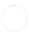 Adina Reyter Polished Bead Saturn Link Chain Necklace, 16 In Gold