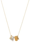 Adina Reyter Rager Beaded Necklace In Citrine