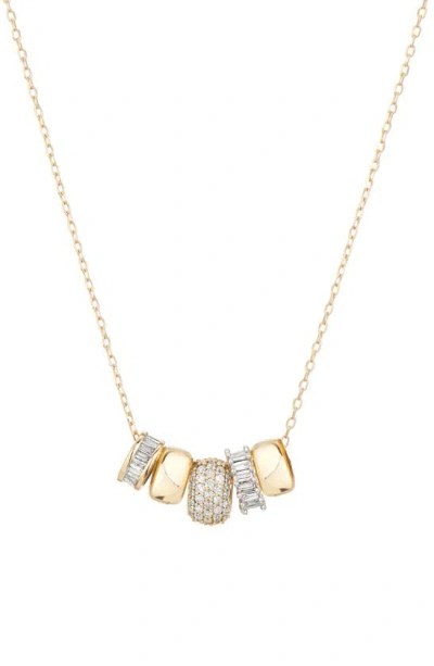 Adina Reyter Spenser Beaded Necklace In Yellow Gold