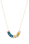 Adina Reyter Spring Beaded Necklace In Mixed Metal/ Yellow