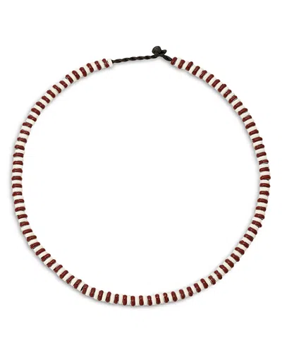 Adina Reyter Sterling Silver Enamel Bead & Satin Cord Collar Necklace, 15-16 In Multi
