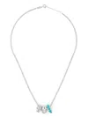 Adina Reyter Sterling Silver Space Cowboy Big Bead Diamond Necklace In Silver