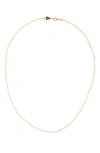 Adina Reyter Tiny Seed Pearl Necklace In Gold