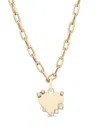Adina Reyter X Yse Beauty 14kt Yellow Gold Dog Tag Diamond Necklace
