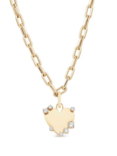 Adina Reyter X Yse Beauty 14kt Yellow Gold Dog Tag Diamond Necklace