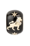 Adina Reyter Zodiac Ceramic & Diamond Bead Charm In Yellow Gold - Leo
