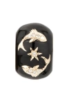Adina Reyter Zodiac Ceramic & Diamond Bead Charm In Yellow Gold - Pisces