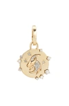 Adina Reyter Zodiac Charm In Gold
