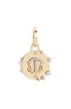 Adina Reyter Zodiac Charm In Gold