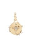 Adina Reyter Zodiac Charm In Gold