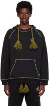 Adish Black Lakiya Hoodie In Black