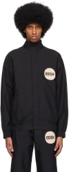 Adish Black Sur Jacket In Black