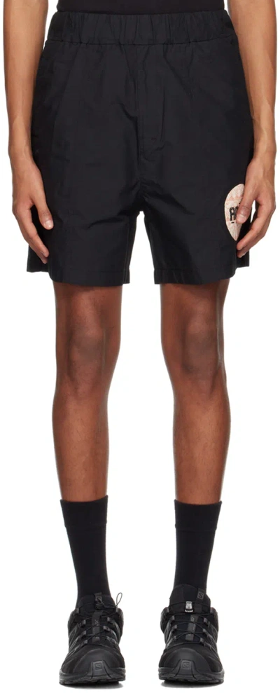 Adish Black Sur Shorts