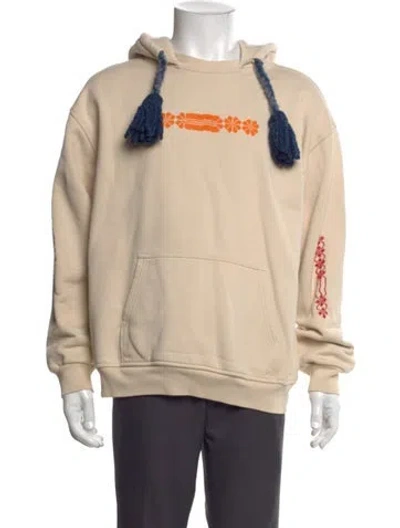 Pre-owned Adish Graphic Print Crew Neck Hoodie W/ Tags In Neutral