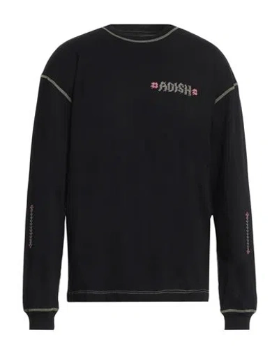 Adish Man T-shirt Black Size Xl Cotton