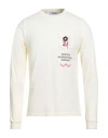 Adish Man T-shirt Cream Size S Cotton In White