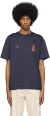 Adish Navy Nadi Lel T-shirt In Navy