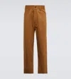 Adish Sarou Cotton Chinos In Camel