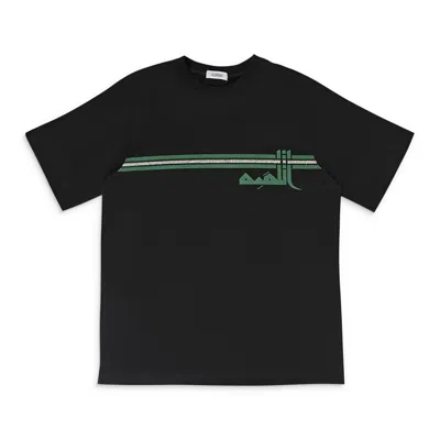Adish Short Sleeve Lakiya Logo Black T-shirt