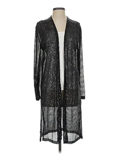 Pre-owned Adiva Cardigan Sweater In Black
