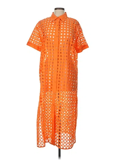 Pre-owned Adiva Casual Dress In Orange
