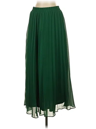 Pre-owned Adiva Formal Skirt In Green