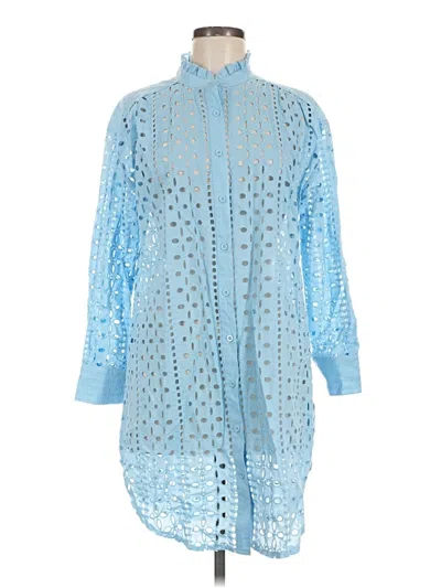 Pre-owned Adiva Kimono In Blue