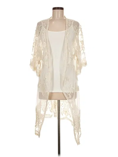 Pre-owned Adiva Kimono In White