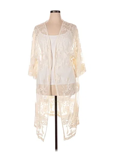 Pre-owned Adiva Kimono In White