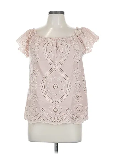 Pre-owned Adiva Short Sleeve Blouse In Pink