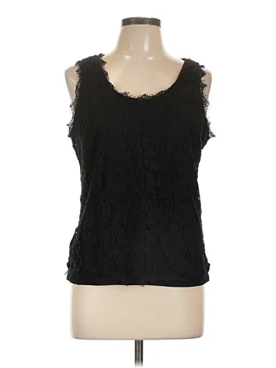 Pre-owned Adiva Sleeveless Blouse In Black