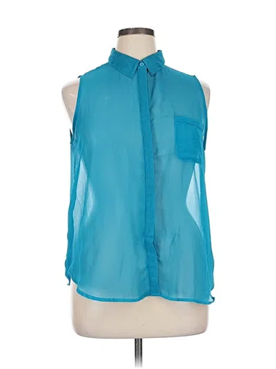 Pre-owned Adiva Sleeveless Blouse In Blue