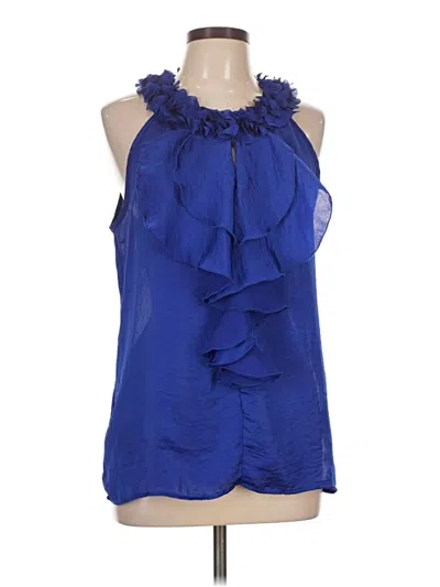 Pre-owned Adiva Sleeveless Blouse In Blue