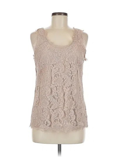 Pre-owned Adiva Sleeveless Blouse In Brown