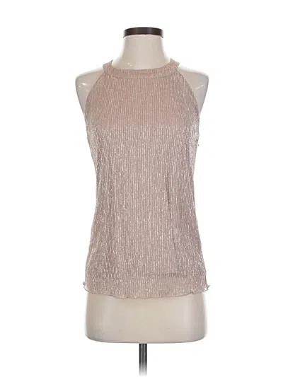 Pre-owned Adiva Sleeveless Blouse In Brown