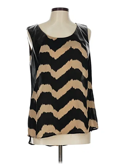 Pre-owned Adiva Sleeveless Blouse In Gold