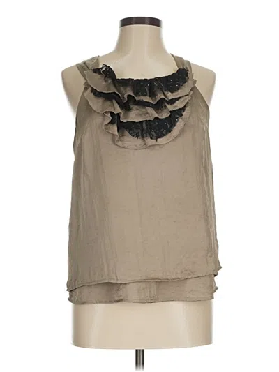 Pre-owned Adiva Sleeveless Blouse In Gray