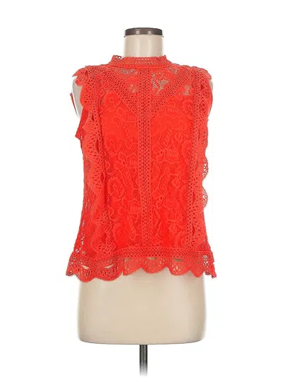 Pre-owned Adiva Sleeveless Blouse In Orange