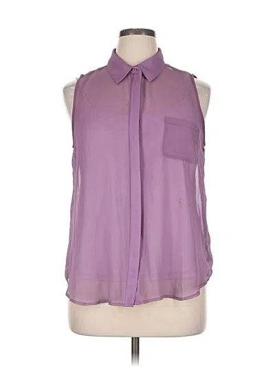 Pre-owned Adiva Sleeveless Blouse In Purple