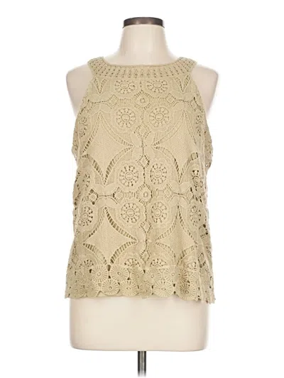 Pre-owned Adiva Sleeveless Blouse In White