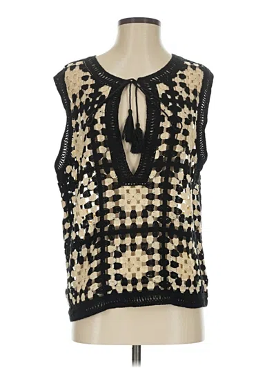 Pre-owned Adiva Sweater Vest In Black