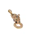 Adler 18k 2.40 Ct. Tw. Diamond & Panther Pendant Necklace (authentic Pre-  Owned)